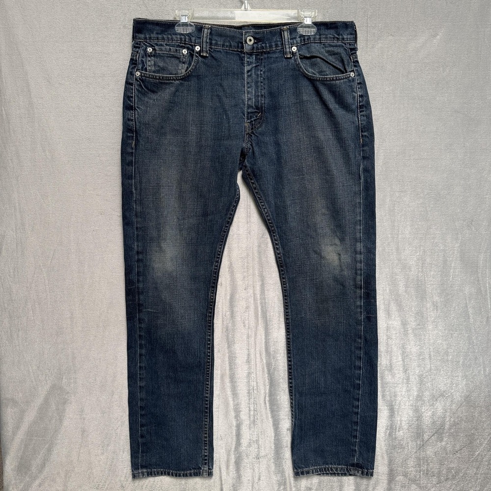 Levis 511 Jeans Mens 36x30 Blue Medium Wash Tapered Slim Denim Cotton Pockets
